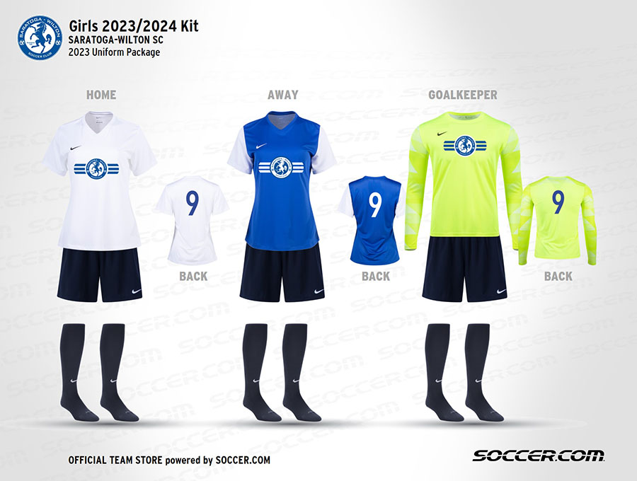 Club Uniforms Saratoga Wilton Soccer Club